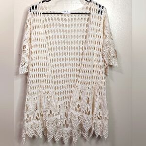Apparel Love Summer Open Front Blouse Size L